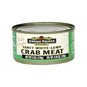 Crown Prince Fancy White Crab Meat ( 12x6 OZ) by Crown Prince