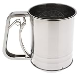Amco 3-Cup Stainless Steel Sifter