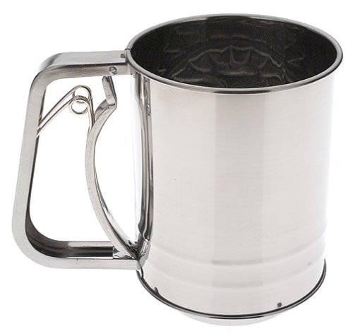 Amco 3-Cup Stainless Steel Sifter