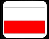 Mouse Pad with Poland, flag, map