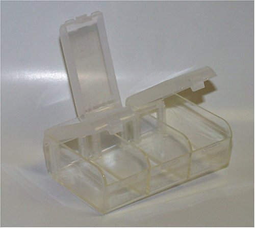 3-to-go Pill Box Organizer Color Clear- Made in the USA