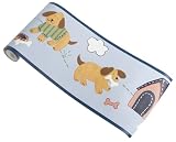 Sumersault Playful Puppies Wallborder
