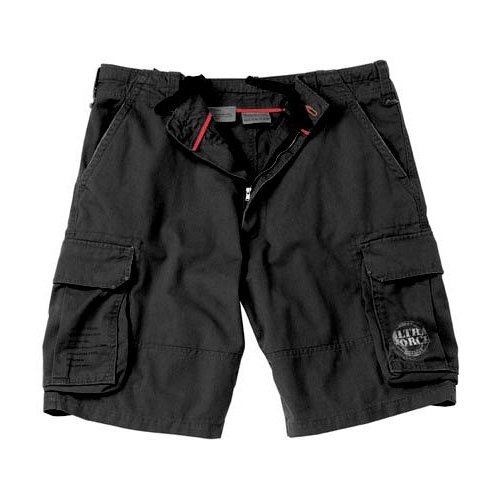 Authentic Military Camouflage BDU Shorts - Ultra Force Black Vintage Paratrooper Cargo Shorts
