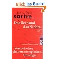 Gesammelte Werke in Einzelausgaben. Philosophische Schriften Band 3: Das Sein und das Nichts. Versuch einer ph�nomenologischen Ontologie