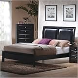 Bundle-68 Briana Bedroom Set in Pigment Black Size: Queen