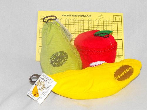 Fruit Word Games- Appletters, Bananagrams, Pairs in Pears