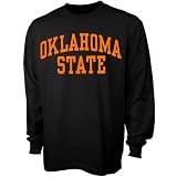 Oklahoma State Cowboys Black Vertical Arch Long Sleeve T-shirt