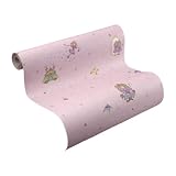Rasch Tapete 155938 Papiertapete Muster ""Lillifee"" rosa f&uuml;r Kinder