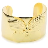 Privileged NYC Gold plated Butterfly Cuff Brac