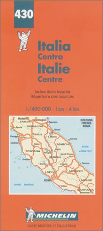 City Travel Guides Discounted  Books : Central Italy (Michelin Maps)