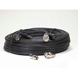 VideoSecu Camera Video power Extension Cable 50M/144 ft 1LY