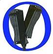 Ovation Childs Ribbed Suede Half Chap Ovation Childs Ribbed Suede Half Chap