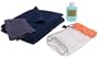 Aquis Adventure Basic Camp Set Including Microfiber Towel, Wash Cloth and Biodegradable Soap, 1 Set