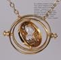 Hermines Zeitumkehrer - Hermine Granger (Harry Potter) mit 18K Hartvergoldung und 46cm Kette