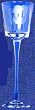 Individually Hand Etched Glass Lobster Candleholder 10"H Set / 2