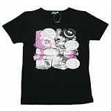 ディズニー Tシャツ コミック柄 チシャネコ 黒
