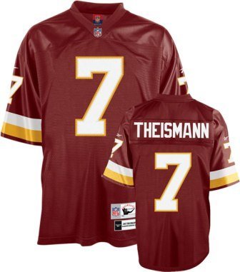 Joe Theismann Reebok NFL Red Premier Throwback Washington Redskins Jersey - Medium