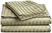 Elaine Karen Striped 4PC King Sheet Set, SAGE Green