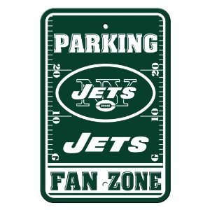 NFL New York Jets Plastic Parking Sign