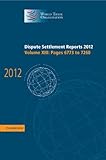 Dispute settlement reports 2012