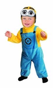 Rubies Costume Despicable Me 2 Minion Romper, Blue/Yellow, Infant