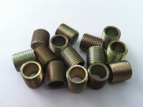 25ct - Metal Pipe Mouthpiece/Elbow Connectors 3/8