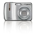 BenQ DC C1480 Digitalkamera (14 Megapixel, 5-fach opt. Zoom, 6,9 cm (2,7 Zoll) Display, bildstabilisiert) silber