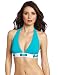 Bleu Rod Beattie Women's Hole In One Cup Banded Halter Bra, Azure, 8