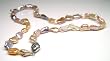 HinsonGayle Metallic Multicolored Keshi Cultured Pearl Necklace (Sterling Silver)