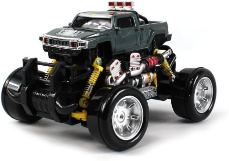 Hummer H3T Pickup Electric RC Drift Truck 1:18 Scale 4 Wheel Drive Ready To Run RTR, Working Spring Suspension, Perform Various Drifts (Colors May Vary)
