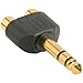 Parts Express 1/4-Inch Stereo Male to 2 RCA Female Y Adapter Plug