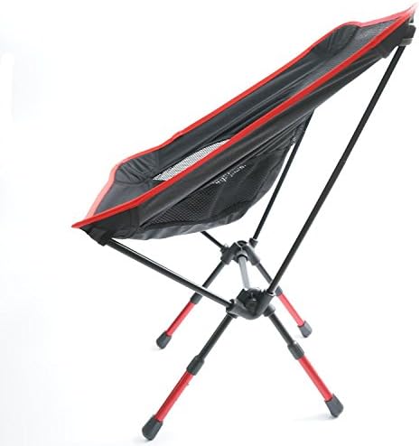 Bestblue Height-adjustable Foldable Camp Mantis Chair (Red)