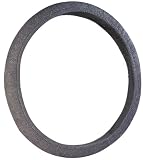 TERRY GRAY STEERING WHEEL COVER