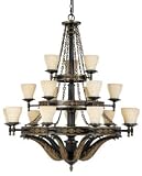 ImperialThree Tier Chandelier With 18 Uplights IM5018HL By Quoizel