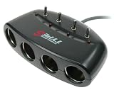 Type S AC02165-60/6 Charcoal Gray Quad Socket Power Center