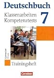 Produkt-Bild: Deutschbuch - Trainingshefte - zu allen allgemeinen Ausgaben/Gymnasium: 7. Schuljahr - Klassenarbeiten, Kompetenztests - Hessen: Trainingsheft mit L&ouml;sungen