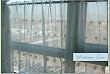 Embroidery Voile Valance/Coffee curtain