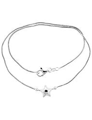 Sterling Silver Necklace / Bracelet with Star Slide
