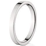 New 3mm Titanium Ring w/ Comfort Fit Band 100's of Sizes & Styles Available
