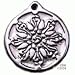 Dharma Wheel - Buddhist - Pewter Pendant - Eastern Jewelry, Necklace
