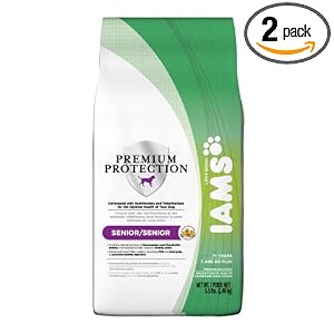 Iams Premium Protection Senior Adult, 5.5-Pound Bags (Pack of 2)