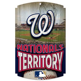 MLB Washington Nationals Wood Signs