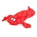 ZippyPaws Water Bottle Crusherz Refillable Plush Dog Toy, Lobster