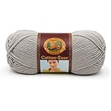 Lion Brand Yarn 830-149I Cotton-Ease Yarn, Stone