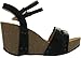 Refresh MARA-02 Women's Ankle Strap Comfort Buckle Platform Wedge Sandal