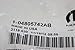 Mopar 04805742AB NOZZLE WINDSHIELD WASHER