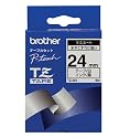 Brother P-touch TZ 251 Black on White 24mm x 8m TZ Tape Label Ref TZ251