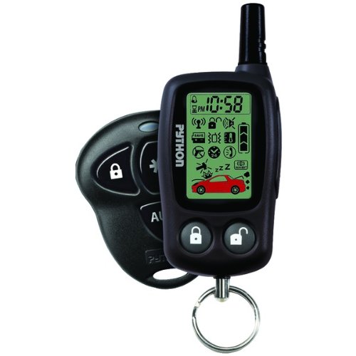 Python 5303P LCD 2-Way Security System with Remote Start and 4-Button Remote