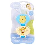 Disney Winnie the Pooh Pacifier Holder 2-Pack -... by Disney