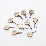 Dowonsol 10個 3.7V 80mA ボタン振動電機 9×3.4mmマイクロ直流電機 直流振動モーター
